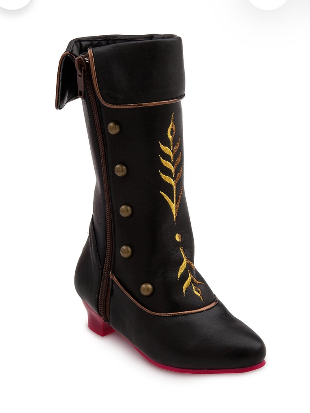 NWT Disney Store Frozen 2 Anna Zip-up Boots Size 6/7